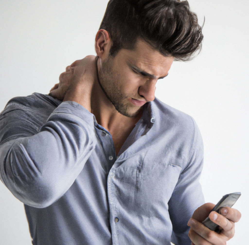 cell phone usage causing neck pain